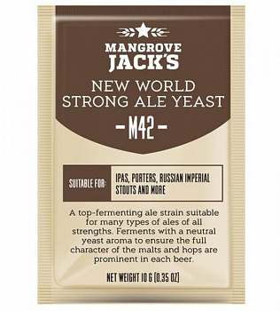 Дрожжи Mangrove Jack's New World Strong Ale M42, 10г фото